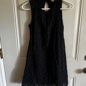 Ella Moss Lace Overlay Dress with Pockets